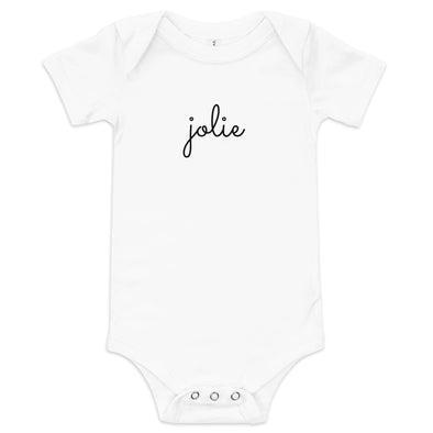 Jolie - Script Logo Onesie