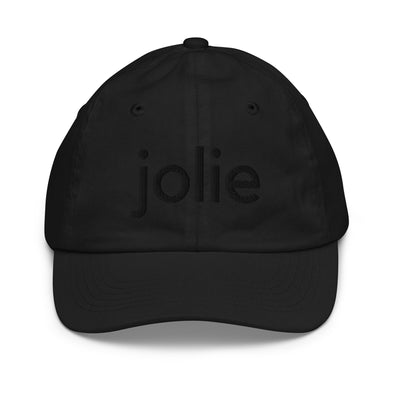 Jolie - Youth Block Logo Embroidered Baseball Hat