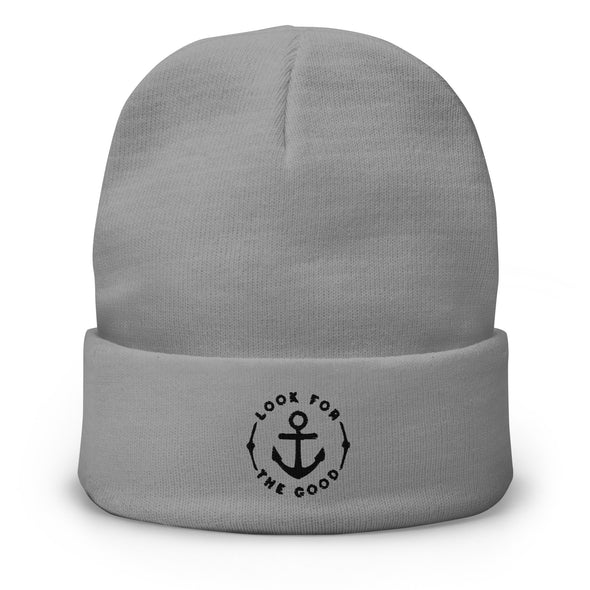 Look For The Good - Embroidered Logo Beanie