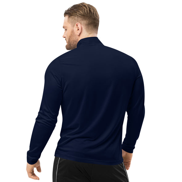 UES Adidas Quarter Zip Pullover Sleeve Logo