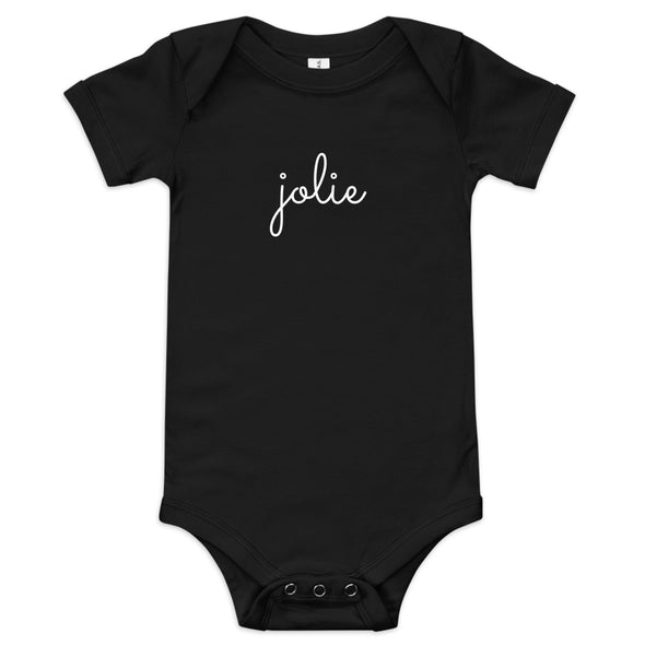 Jolie - Script Logo Onesie