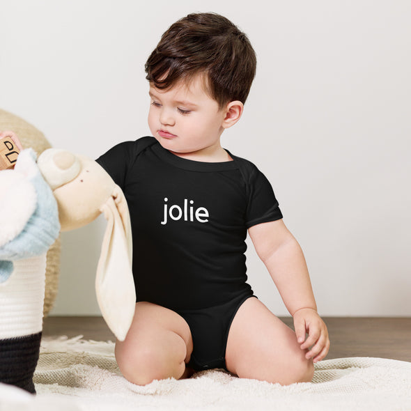 Jolie - Block Logo Onesie