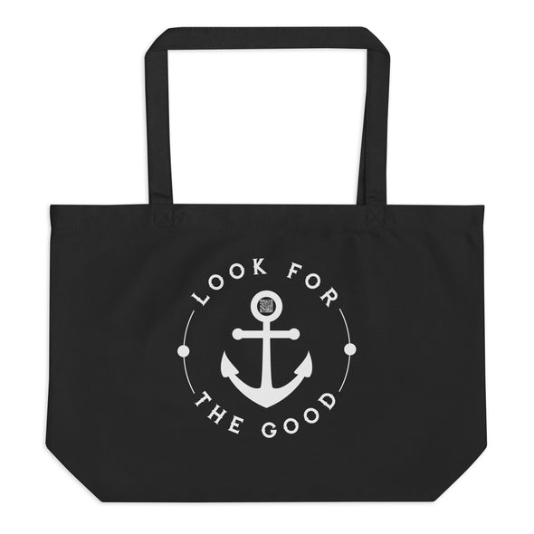 Look For The Good - Large organic tote bag