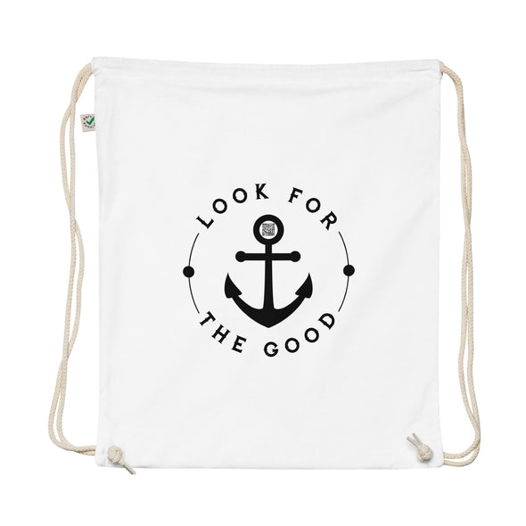 Look For The Good - Organic Cotton Drawstring Bag