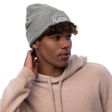 UES Ribbed knit beanie