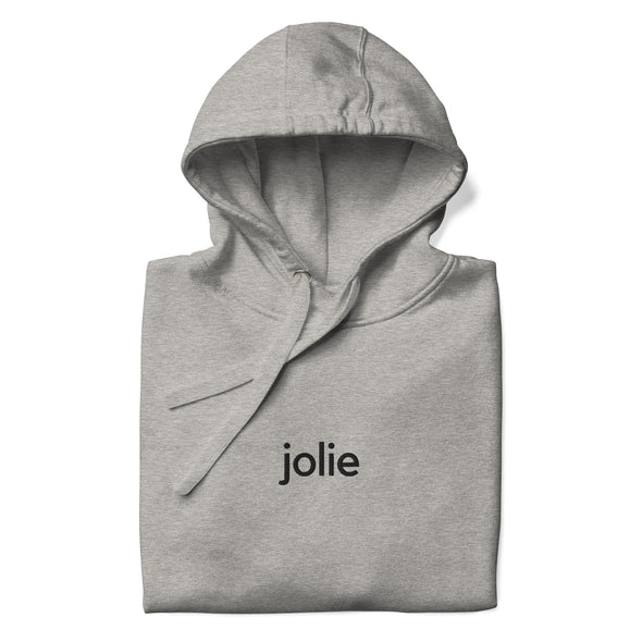 Jolie - Block Logo Unisex Hoodie