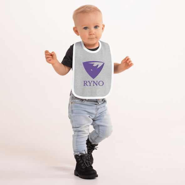 Ryno Embroidered Baby Bib