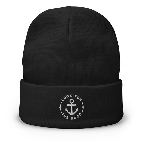 Look For The Good - Embroidered Logo Beanie