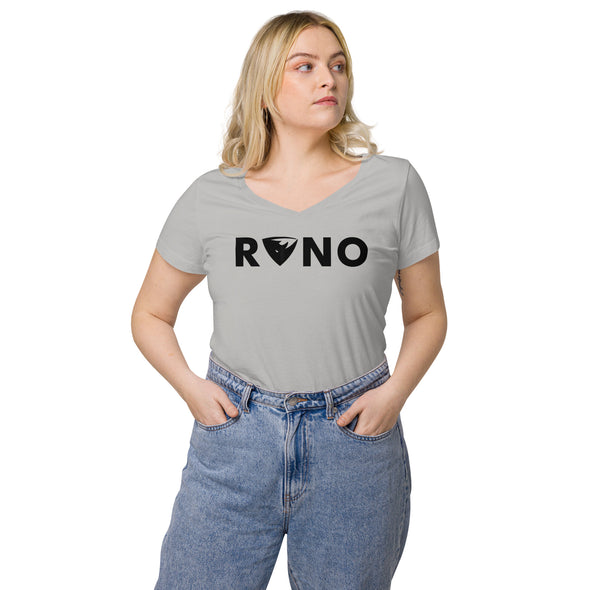 Ryno Logo Fitted V-neck